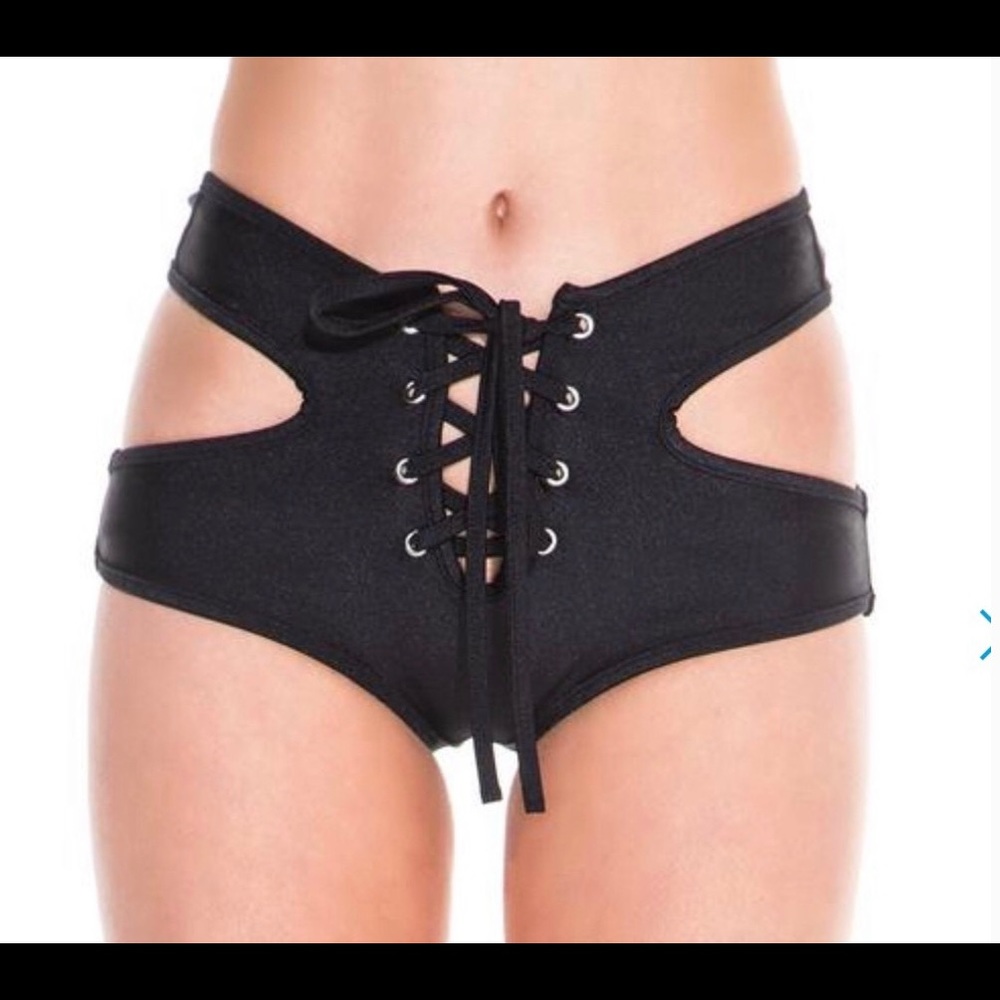 iHearRaves Gemini Lace Up bottoms size L